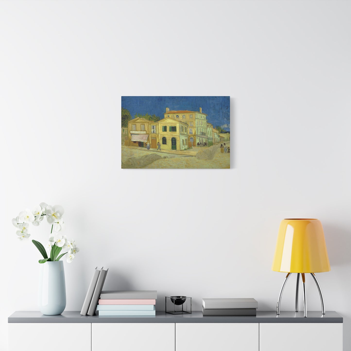 Van Gogh, Vincent - The Yellow House (1888)- Canvas Block, unframed