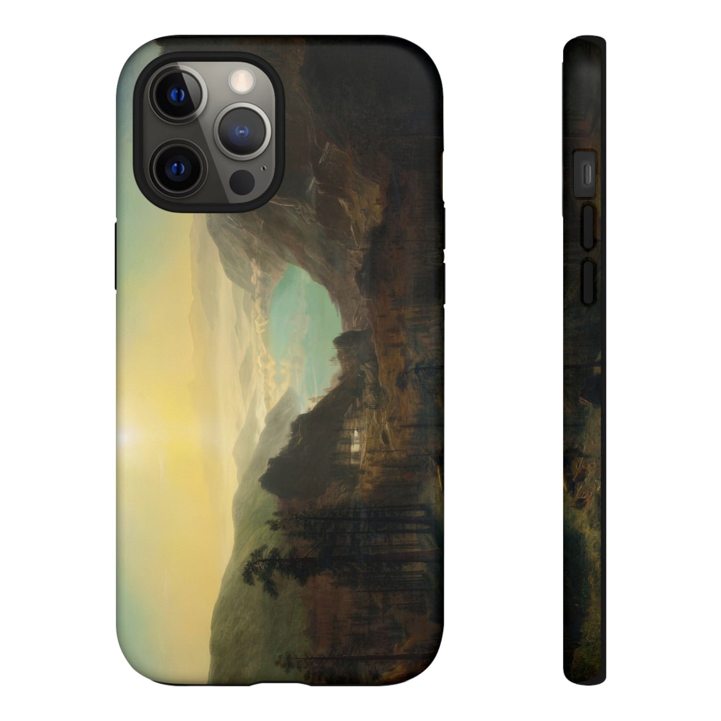 Bierstadt, Albert - Donner Lake from the Summit (1873) - Tough Phone Cases