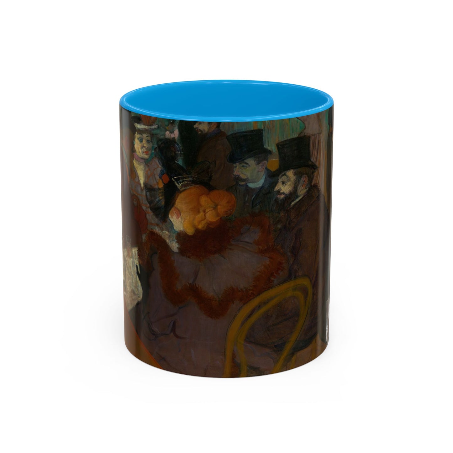 Toulouse-Lautrec, Henri - At the Moulin Rouge (1892) - Colorful Accent Mugs