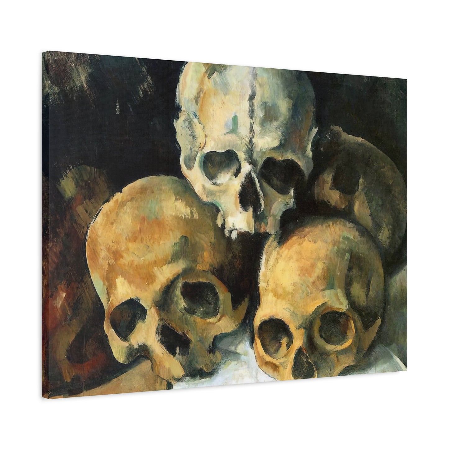 Cézanne, Paul - Pyramid of Skulls (1901) - Canvas Block, unframed