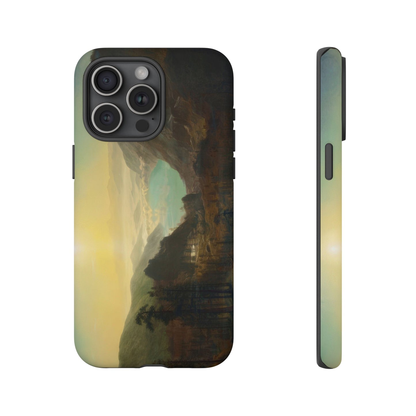 Bierstadt, Albert - Donner Lake from the Summit (1873) - Tough Phone Cases