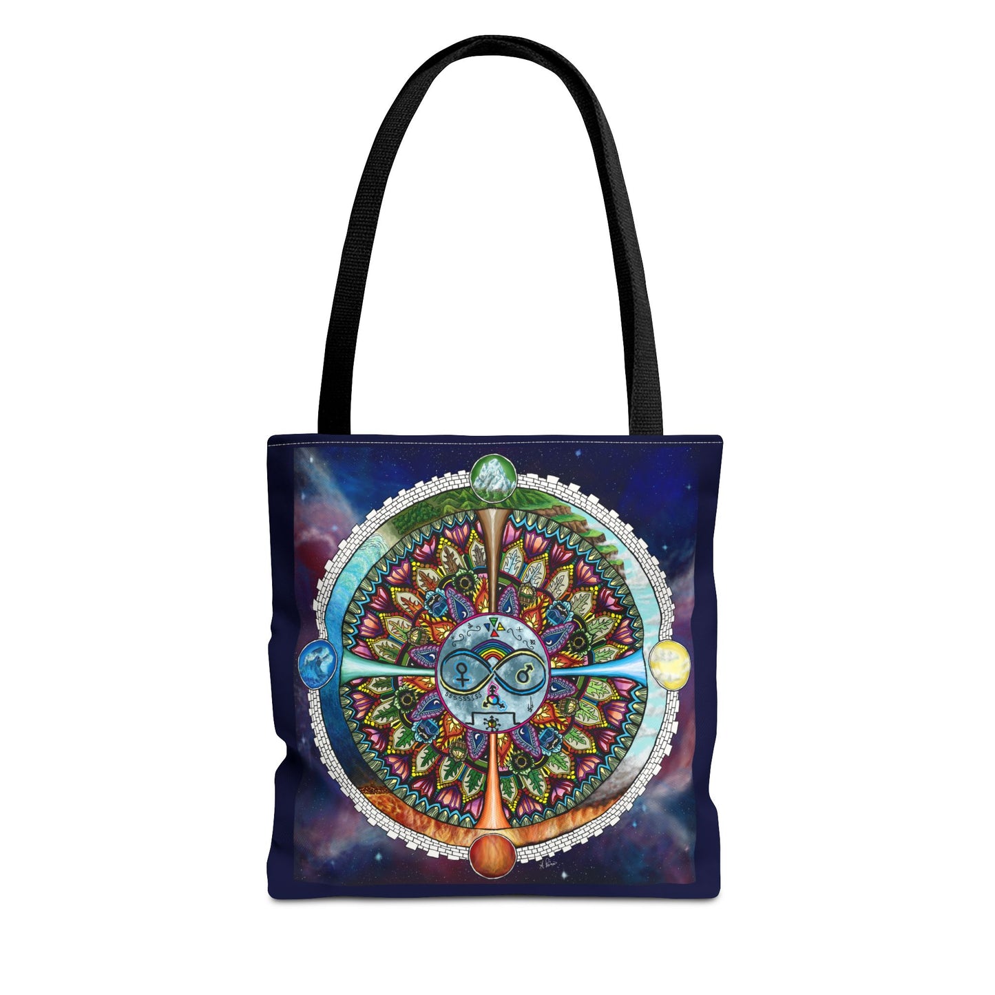 Lunar Rites Mandala - Tote Bag