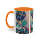 Matisse, Henri - Woman with a Hat (1905) - Colorful Accent Mugs