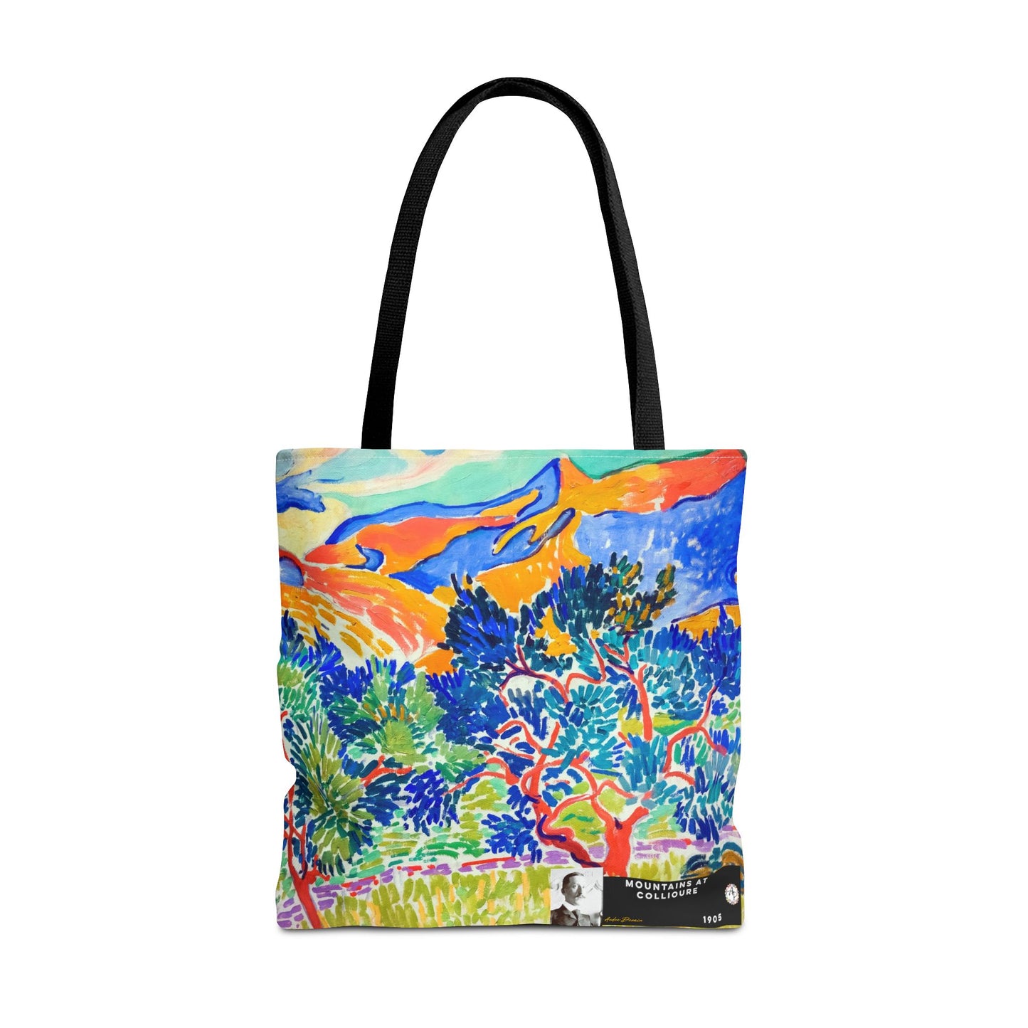 Derain, André - Mountains at Collioure (1905) - Tote Bag