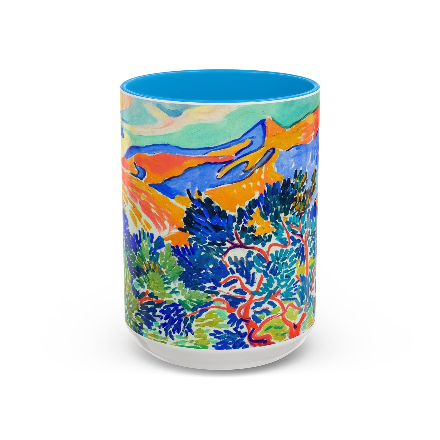 Derain, André - Mountains at Collioure (1905) - Colorful Accent Mugs
