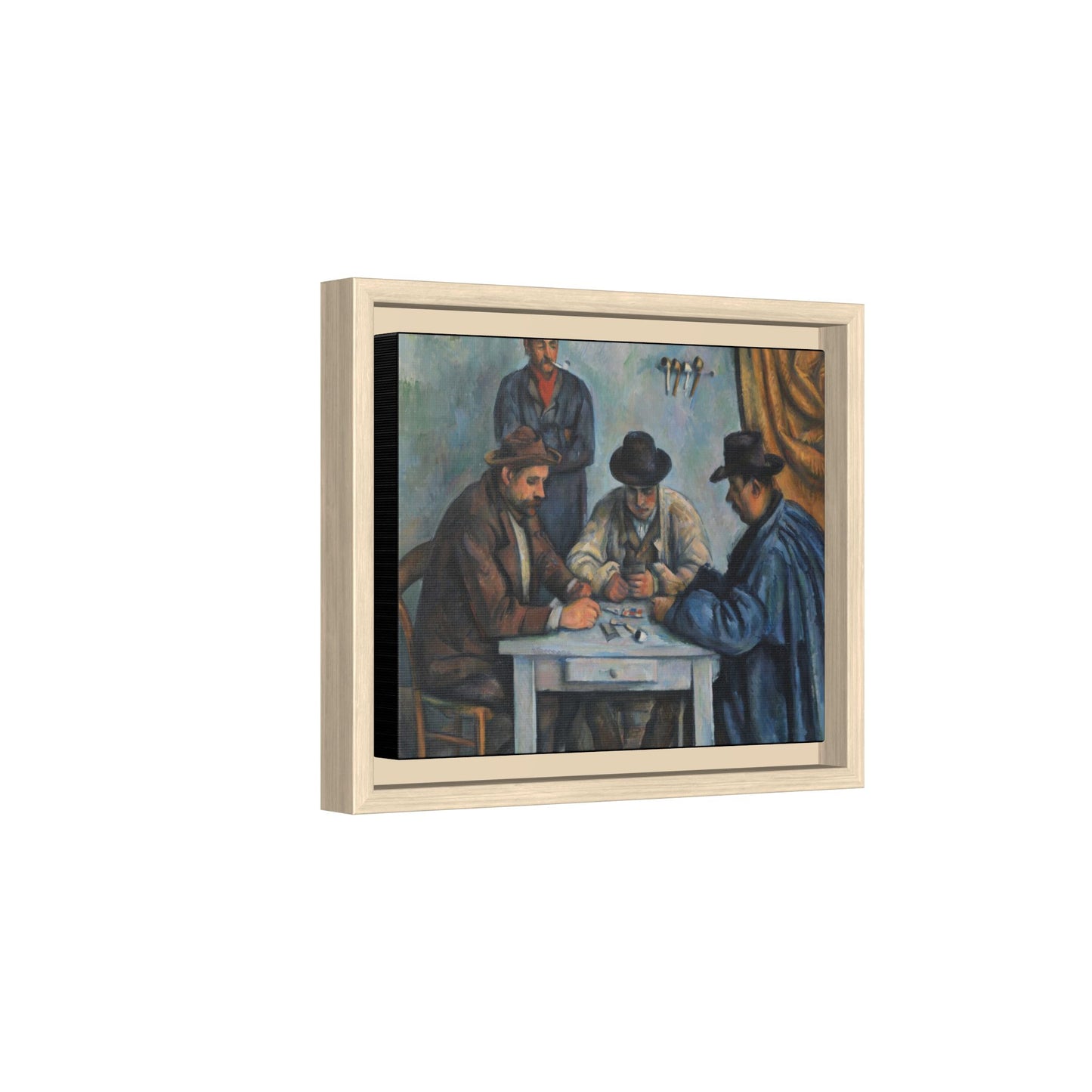 Cézanne, Paul - The Card Players (1892) - Matte Canvas, Framed