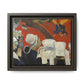 Gauguin, Paul - Vision of the Sermon (Jacob Wrestling with the Angel) (1888) - Matte Canvas, Framed