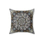 Pacio, Adam - Memento Mori Mandala - Suede Square Pillow