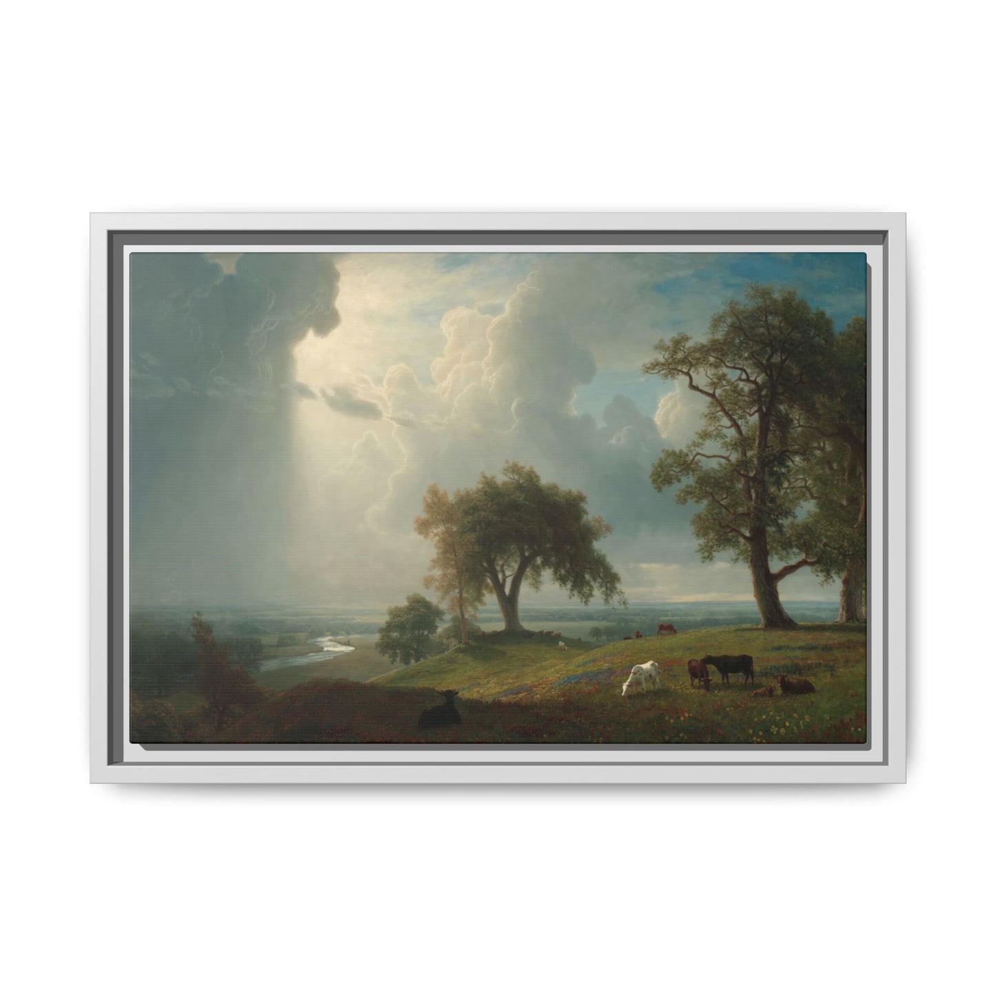 Bierstadt, Albert - California Spring (1875) - Matte Canvas, Framed