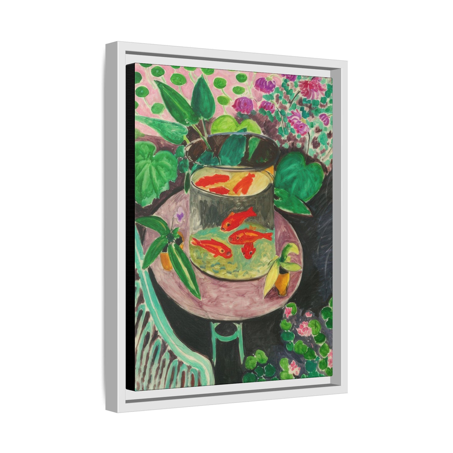 Matisse, Henri - The Goldfish (1912) - Matte Canvas, Framed