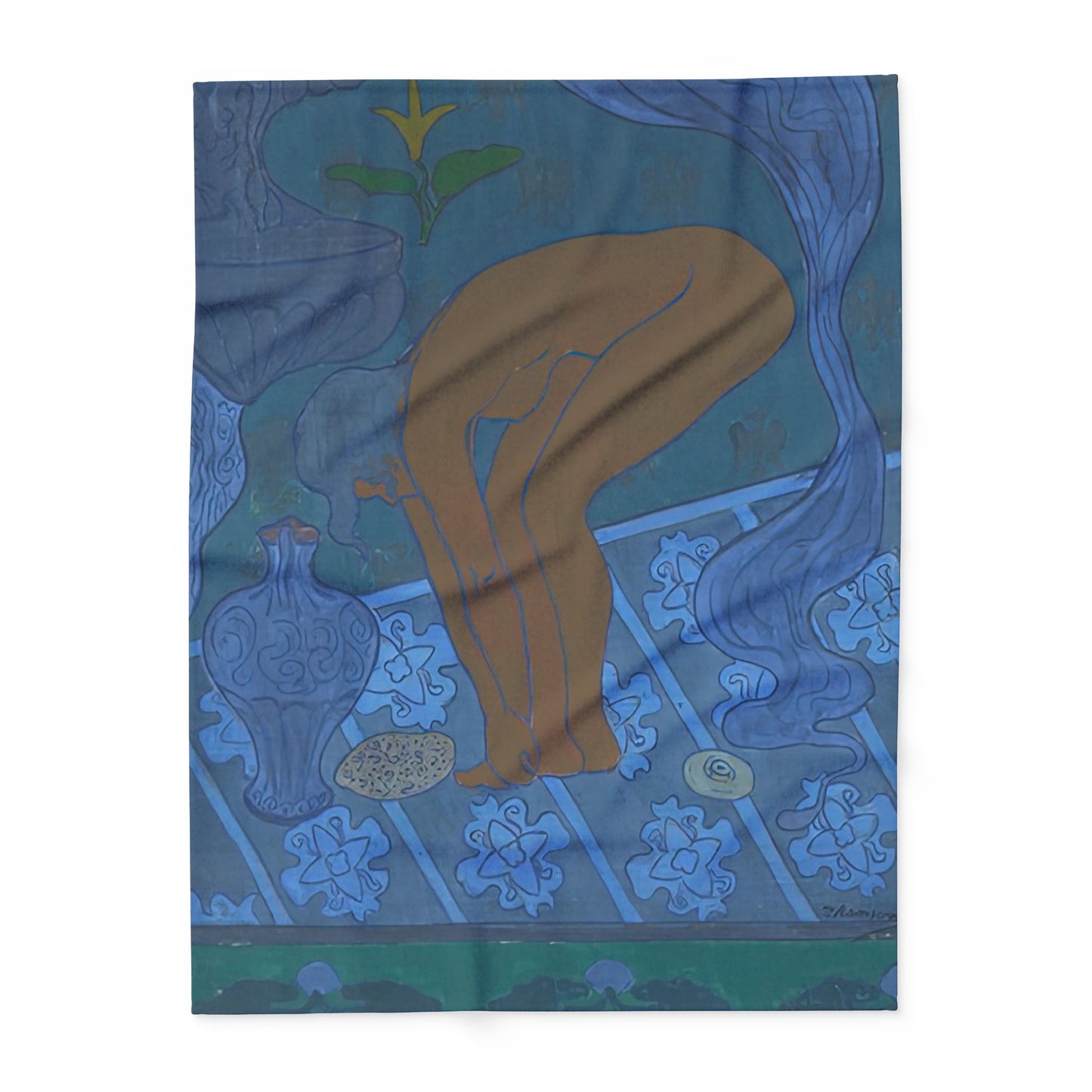 Ranson, Paul - The Blue Bather (1891) - Arctic Fleece Blanket