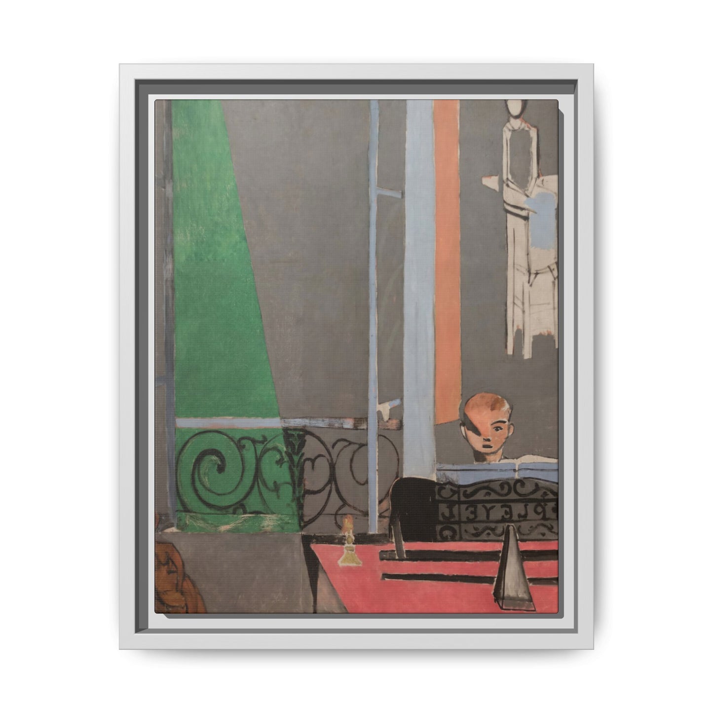 Matisse, Henri - Piano Lesson (1916) - Matte Canvas, Framed