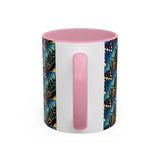 Obsidian Grandmothers Mandala - Colorful Accent Mugs