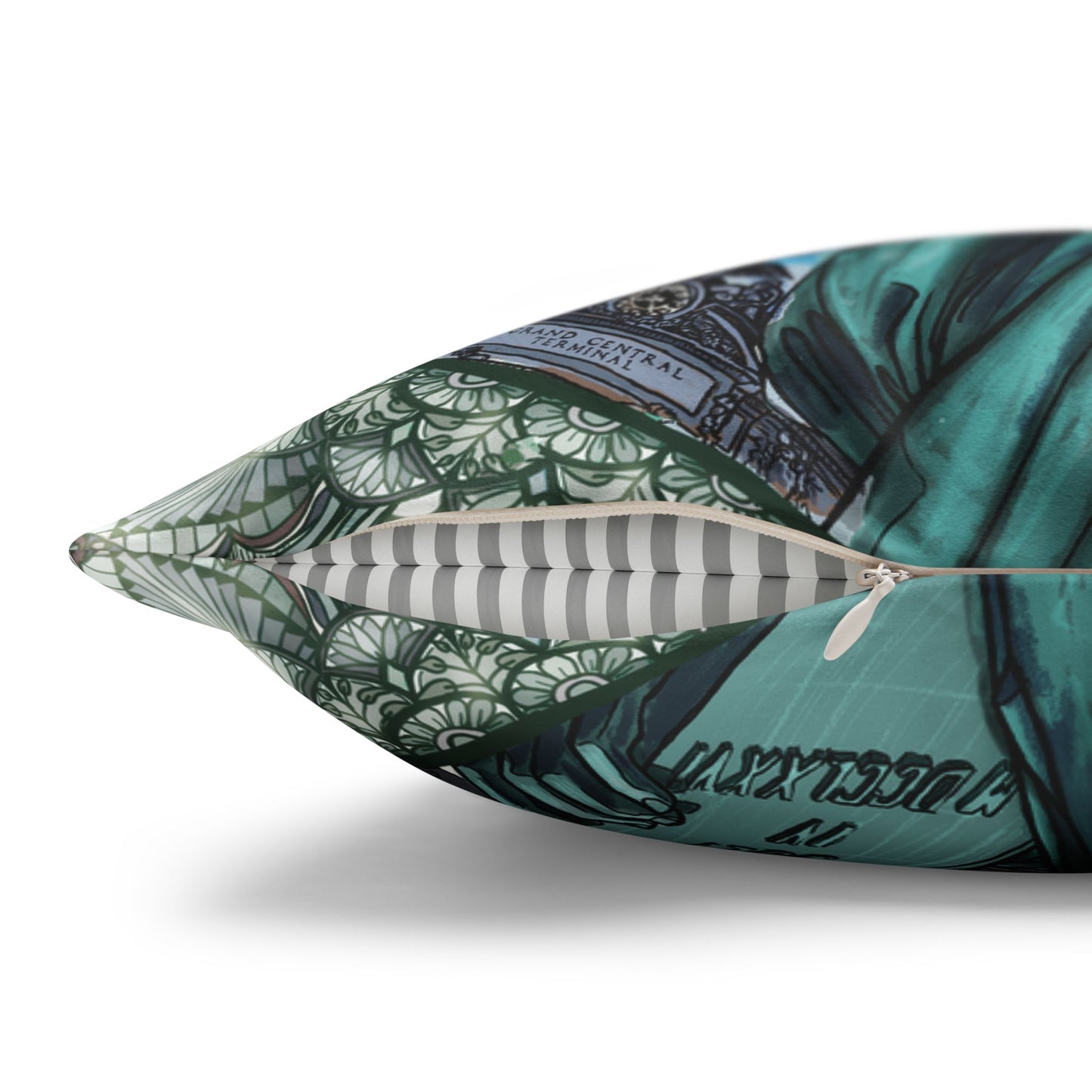 Pacio, Adam - Liberty Mandala - Suede Square Pillowcase