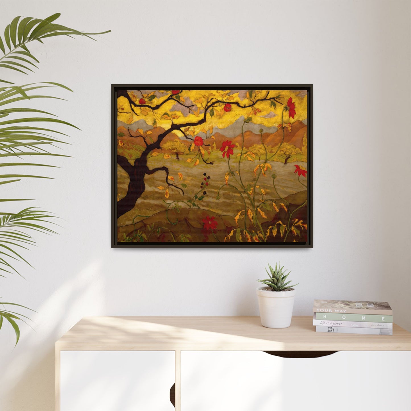 Ranson, Paul - Apple Tree with Red Fruit (1902) - Matte Canvas, Framed