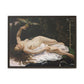 Courbet, Gustave - Woman with a Parrot (1866) - Matte Canvas, Framed