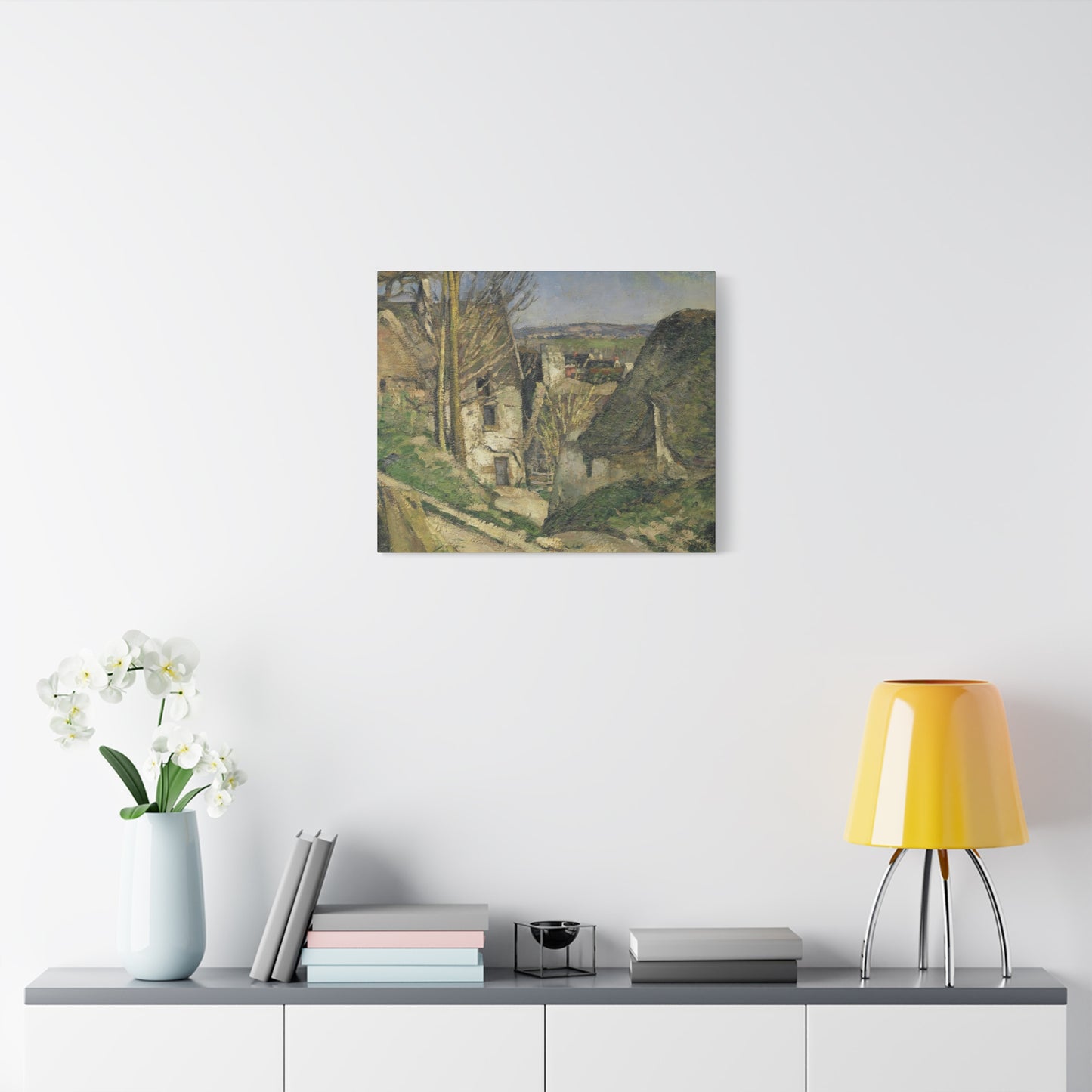 Cézanne, Paul - The House of the Hanged Man (1874) - Canvas Block, unframed