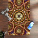 Lion Summer Mandala - Rubber Yoga Mat