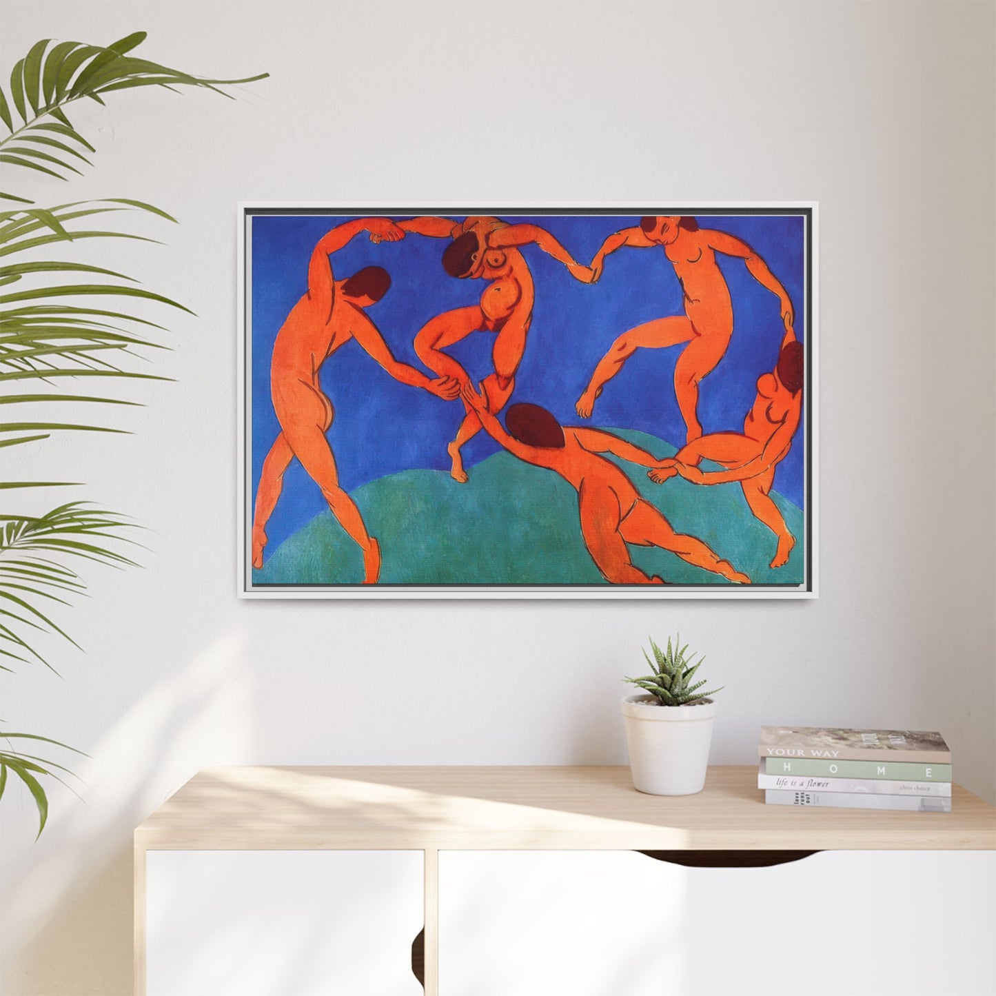 Matisse, Henri - Dance (II) (1910) - Matte Canvas, Framed