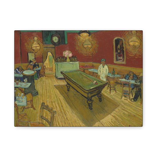 Van Gogh, Vincent - The Night Cafe (1888) - Canvas Block, unframed