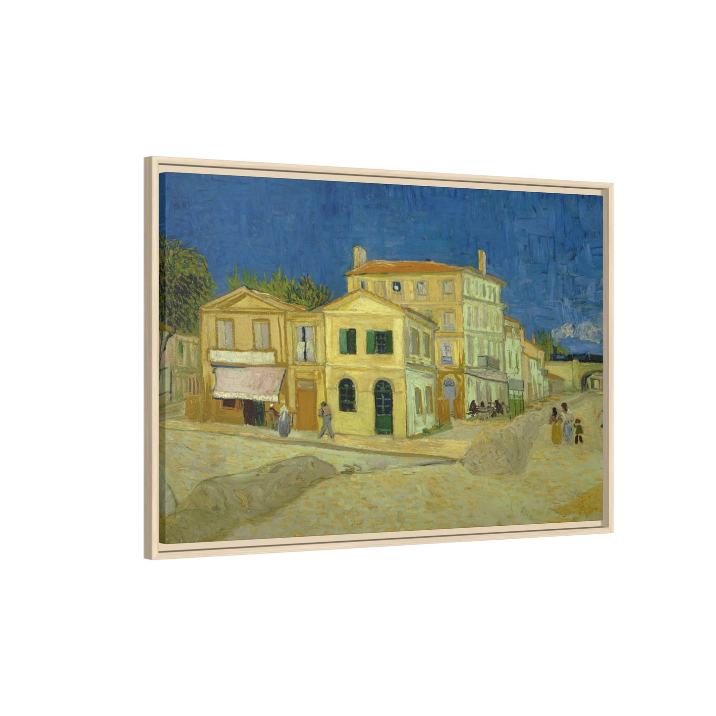 Van Gogh, Vincent - The Yellow House (1888) - Matte Canvas, Framed