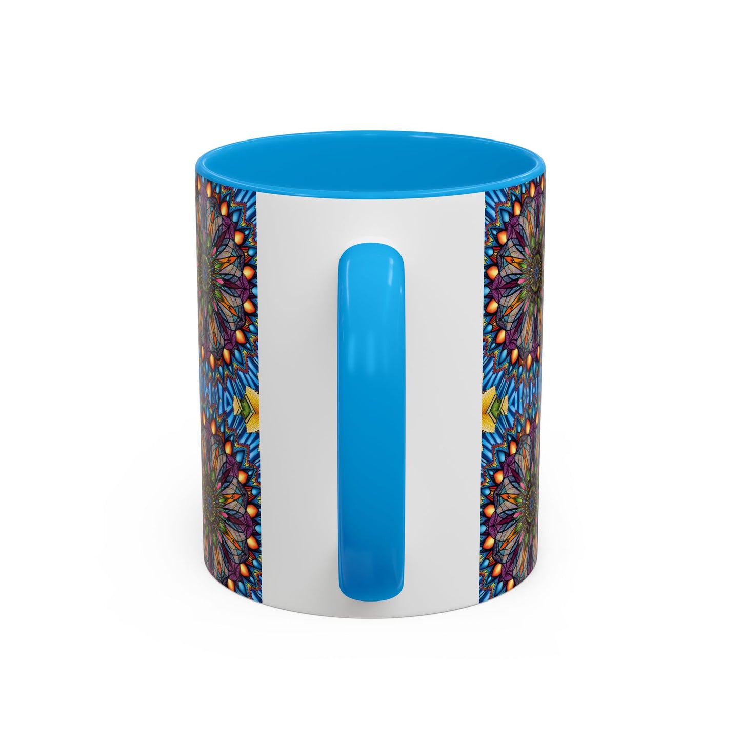 Pacio, Adam - Emerald Arrows Mandala - Colorful Accent Mugs