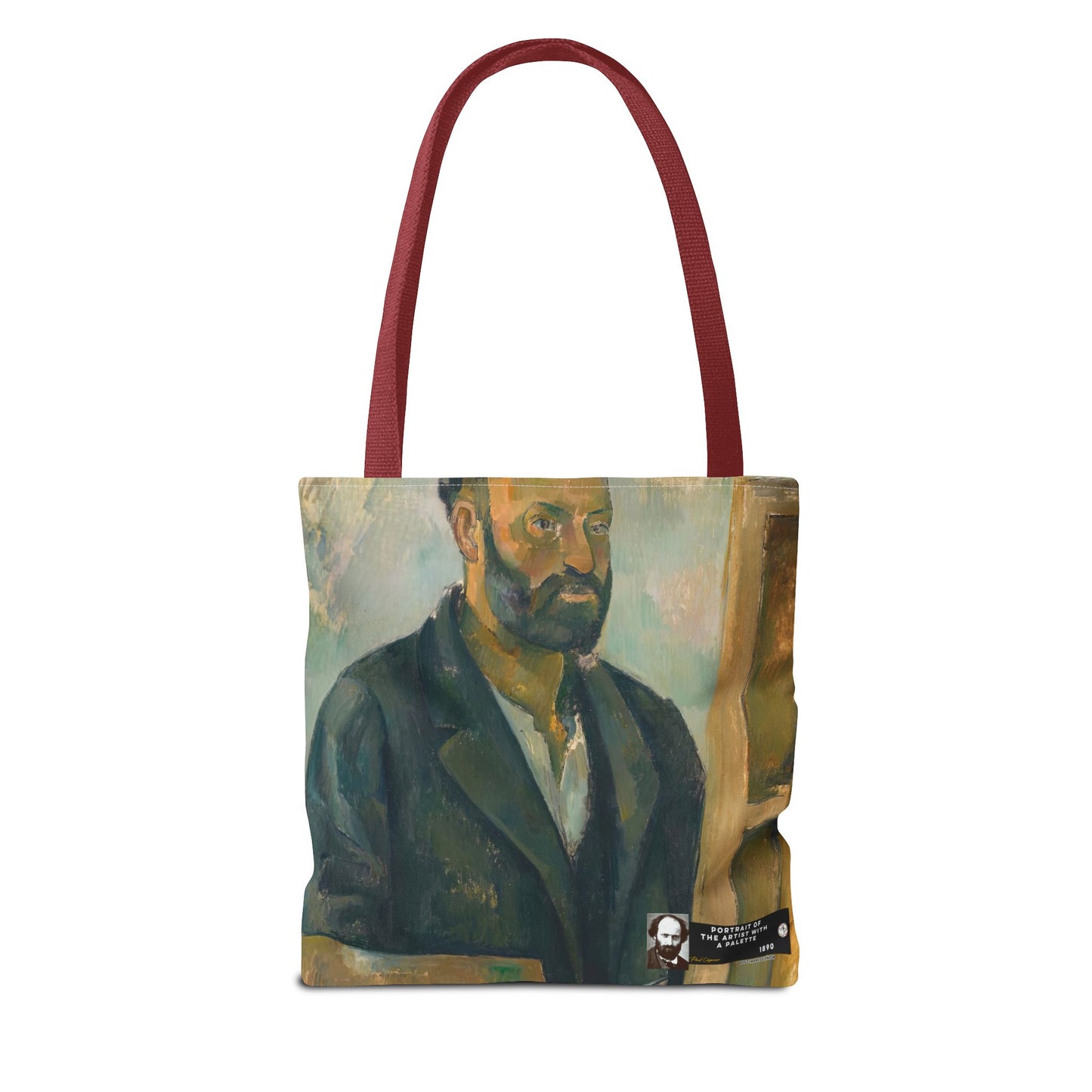 Cézanne, Paul - Portrait of the Artist with a Palette (1890) - Tote Bag