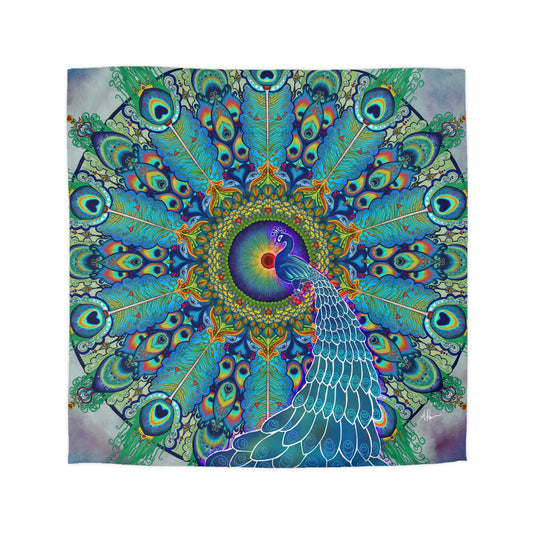 Melek Taus Mandala - Microfiber Duvet Cover