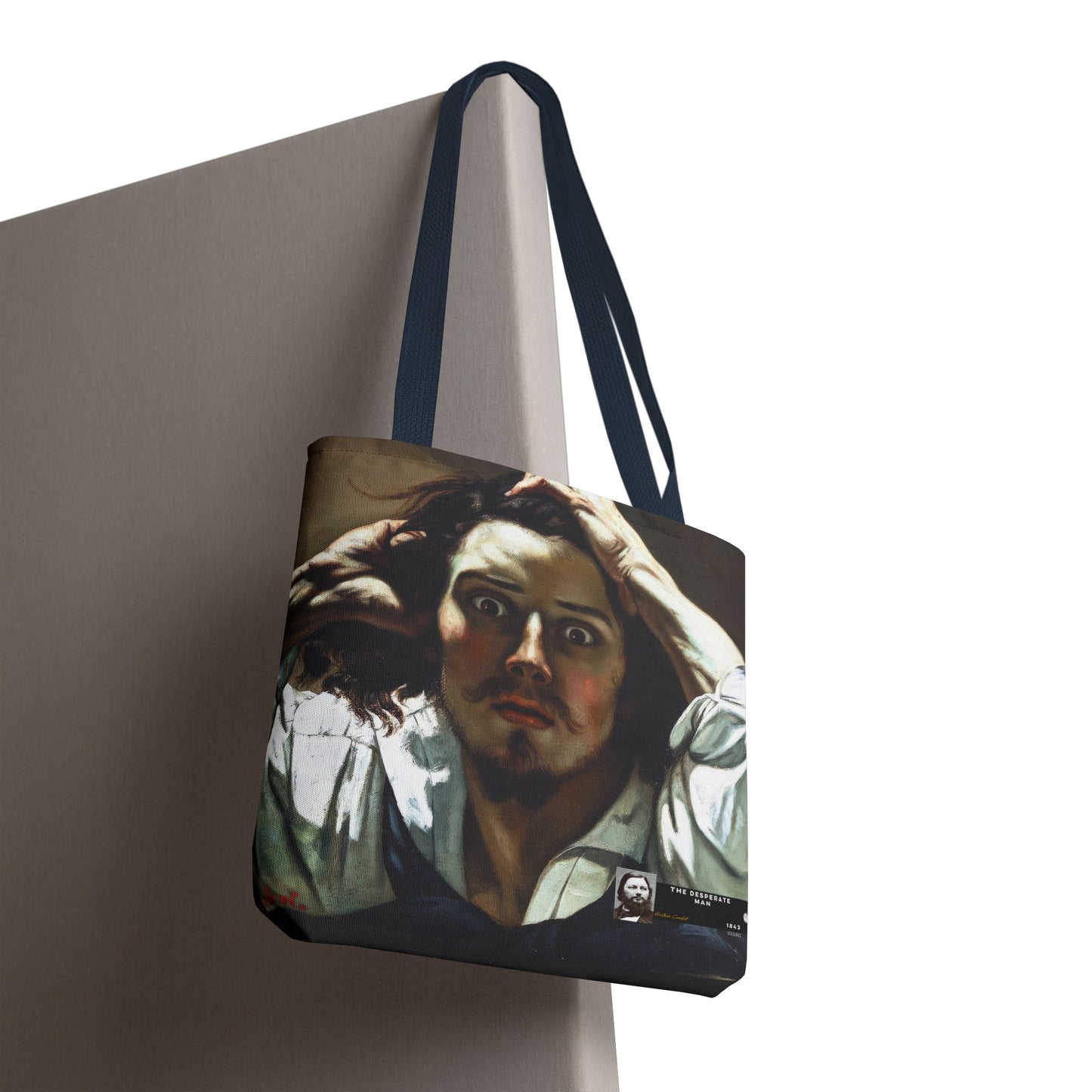 Courbet, Gustave - The Desperate Man (1843) - Tote Bag