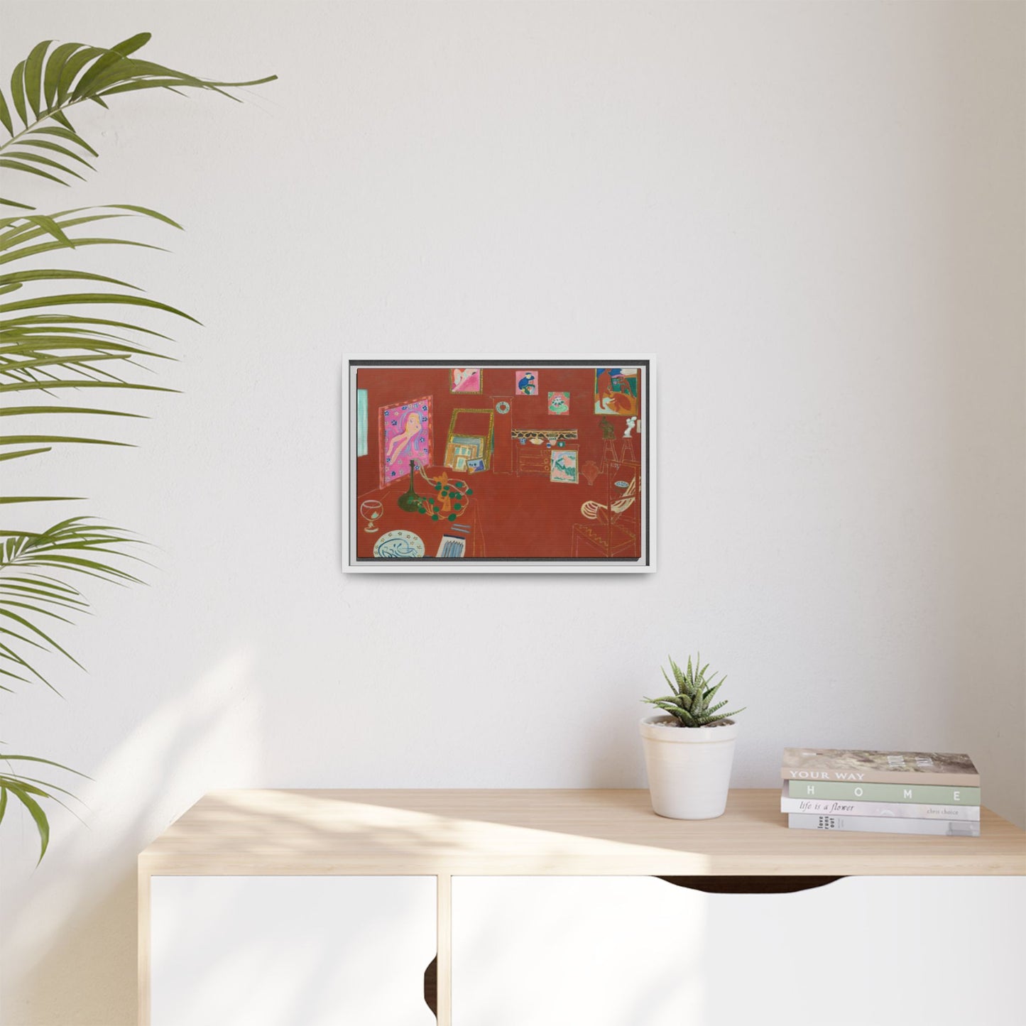 Matisse, Henri - The Red Studio (1911) - Matte Canvas, Framed