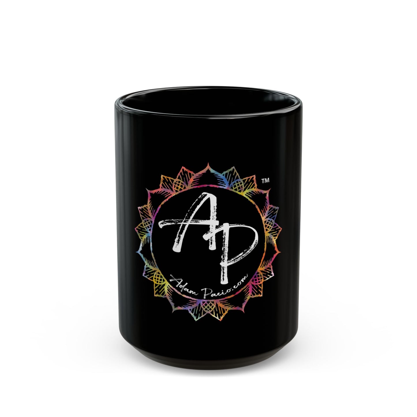 AdamPacio.com Black Ceramic Mug