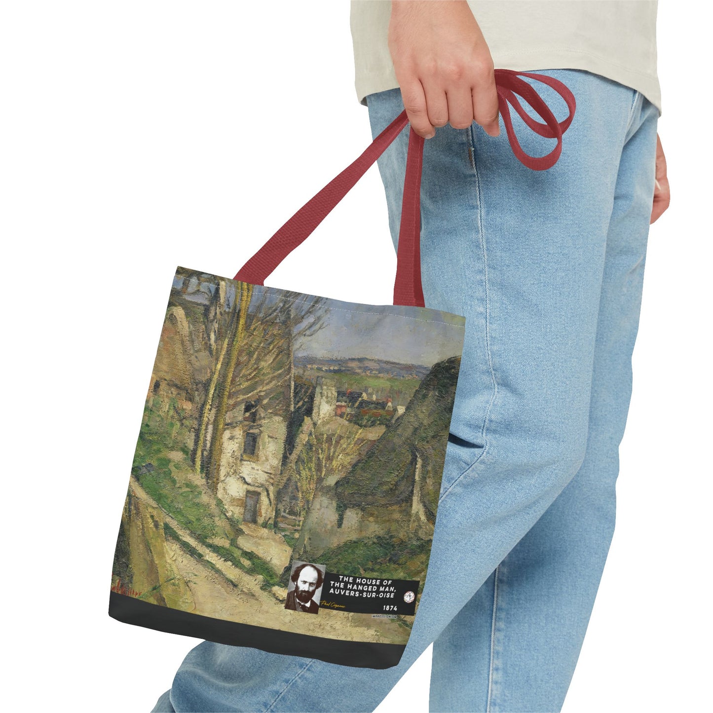 Cézanne, Paul - The House of the Hanged Man, Auvers-sur-Oise (1874) - Tote Bag