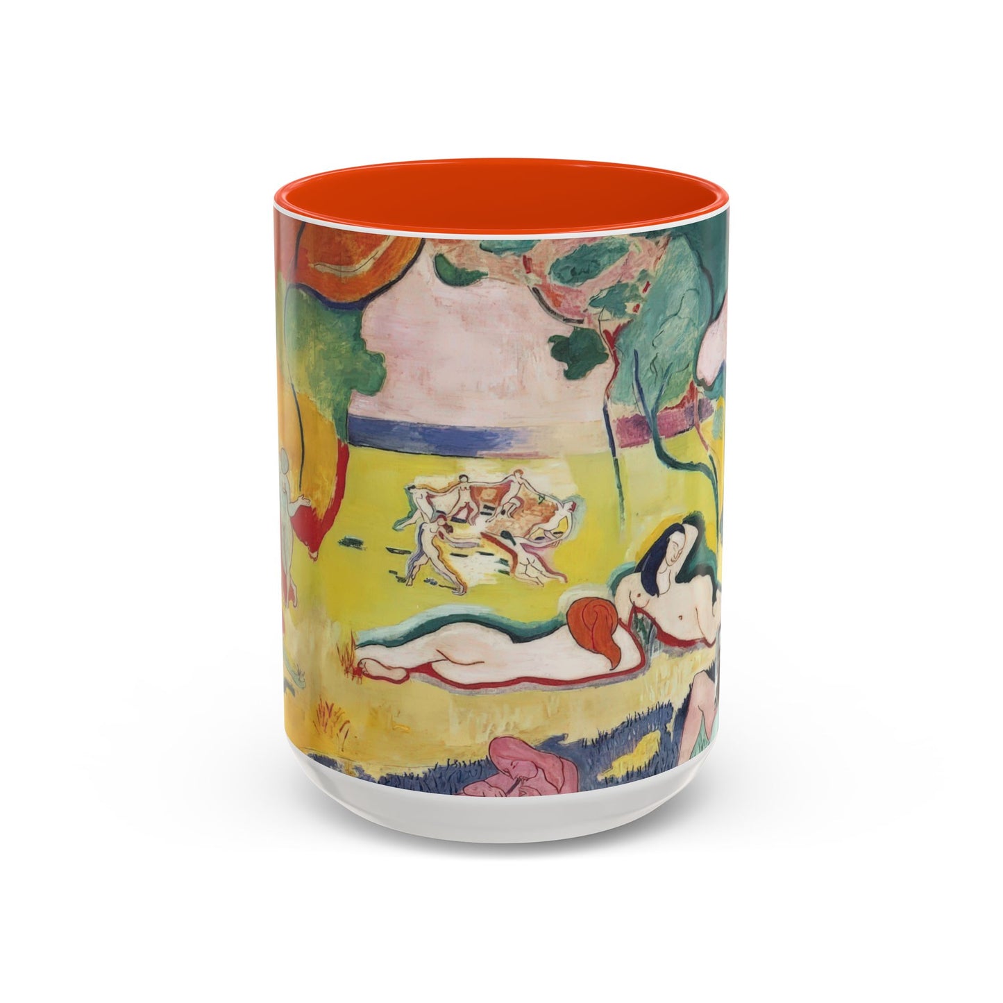 Matisse, Henri - The Joy of Life (1905) - Colorful Accent Mugs