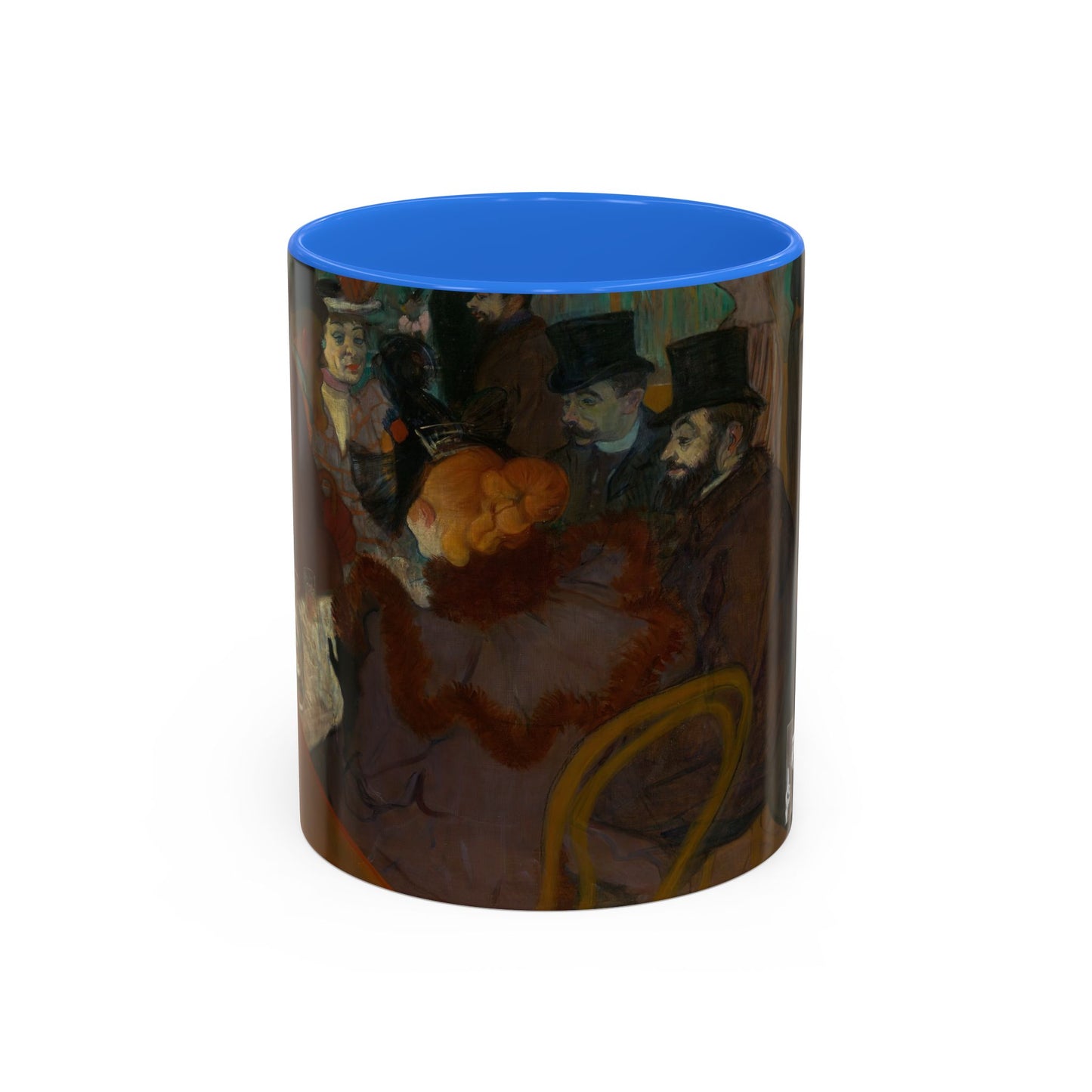 Toulouse-Lautrec, Henri - At the Moulin Rouge (1892) - Colorful Accent Mugs