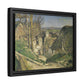 Cézanne, Paul - The House of the Hanged Man, Auvers-sur-Oise (1874) - Matte Canvas, Framed