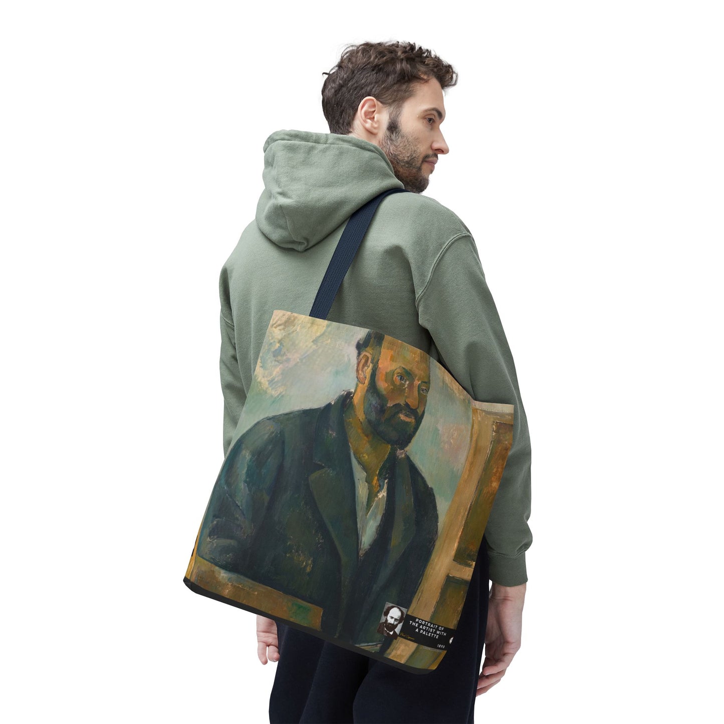 Cézanne, Paul - Portrait of the Artist with a Palette (1890) - Tote Bag