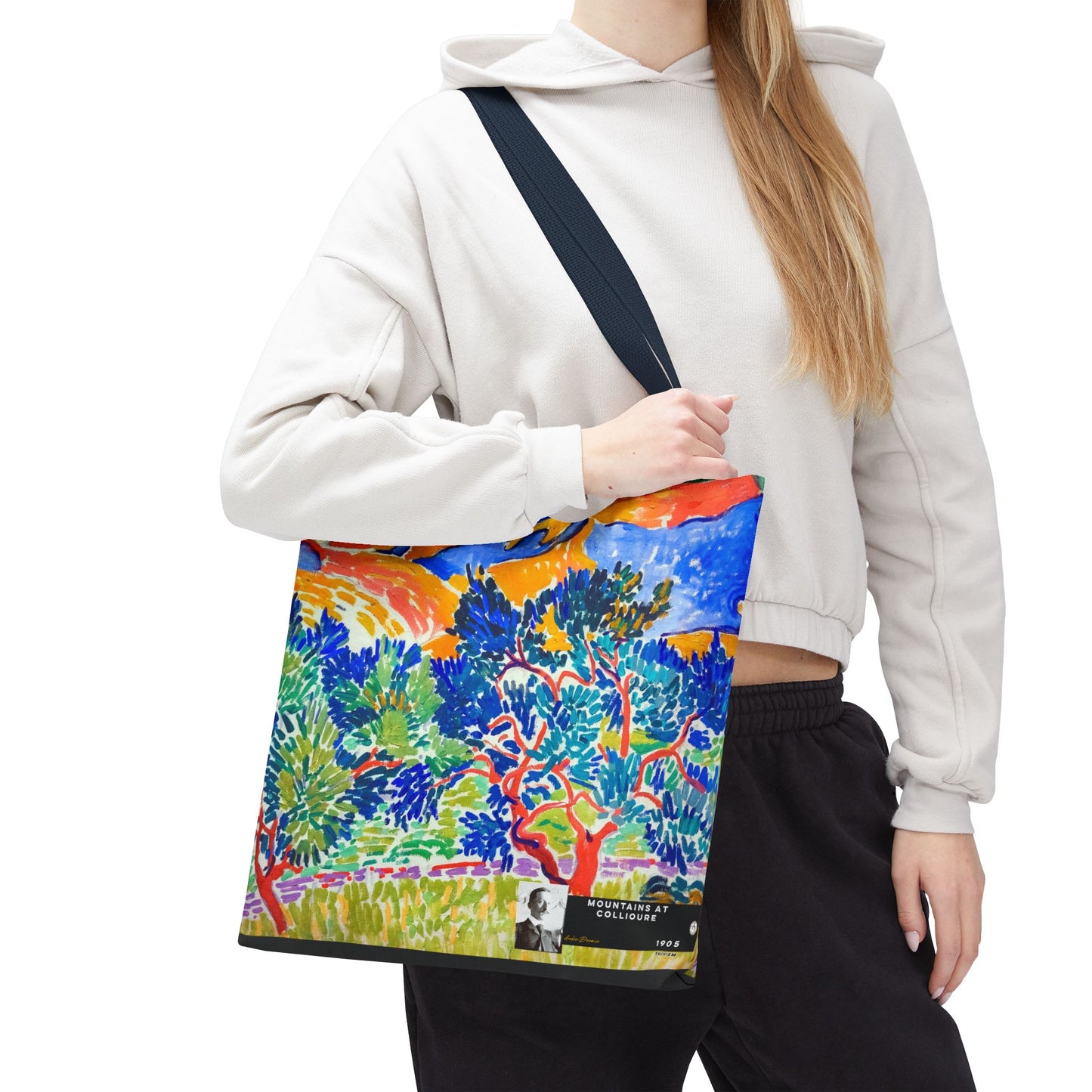 Derain, André - Mountains at Collioure (1905) - Tote Bag