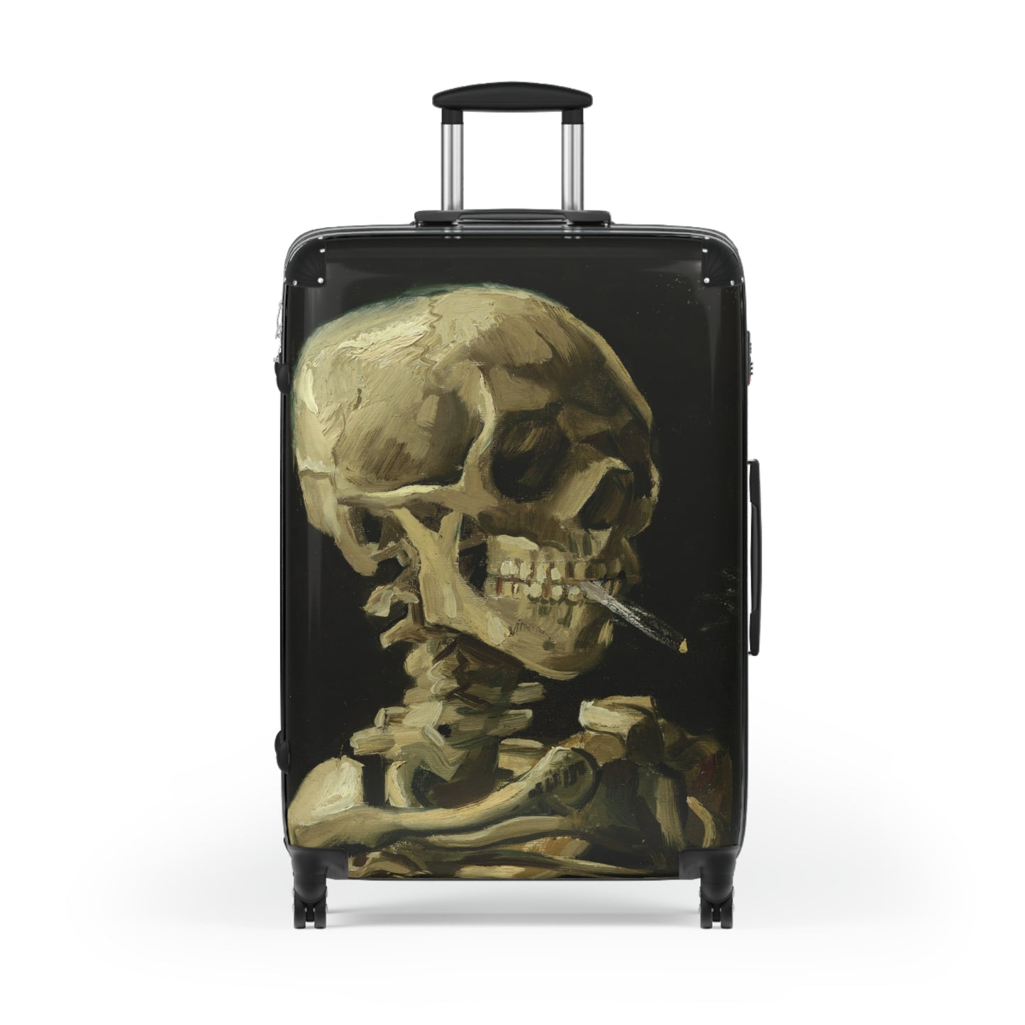 Van Gogh, Vincent - Head of a Skeleton with a Burning Cigarette (1886) - Suitcase