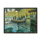 Monet, Claude - La Grenouillere (1869) - Matte Canvas, Framed