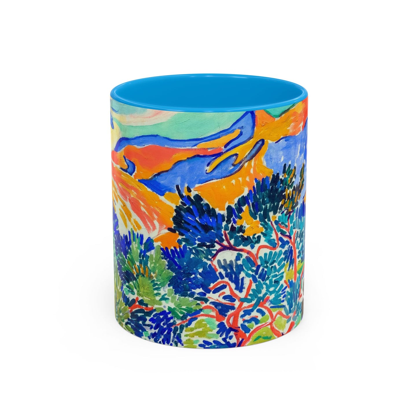 Derain, André - Mountains at Collioure (1905) - Colorful Accent Mugs