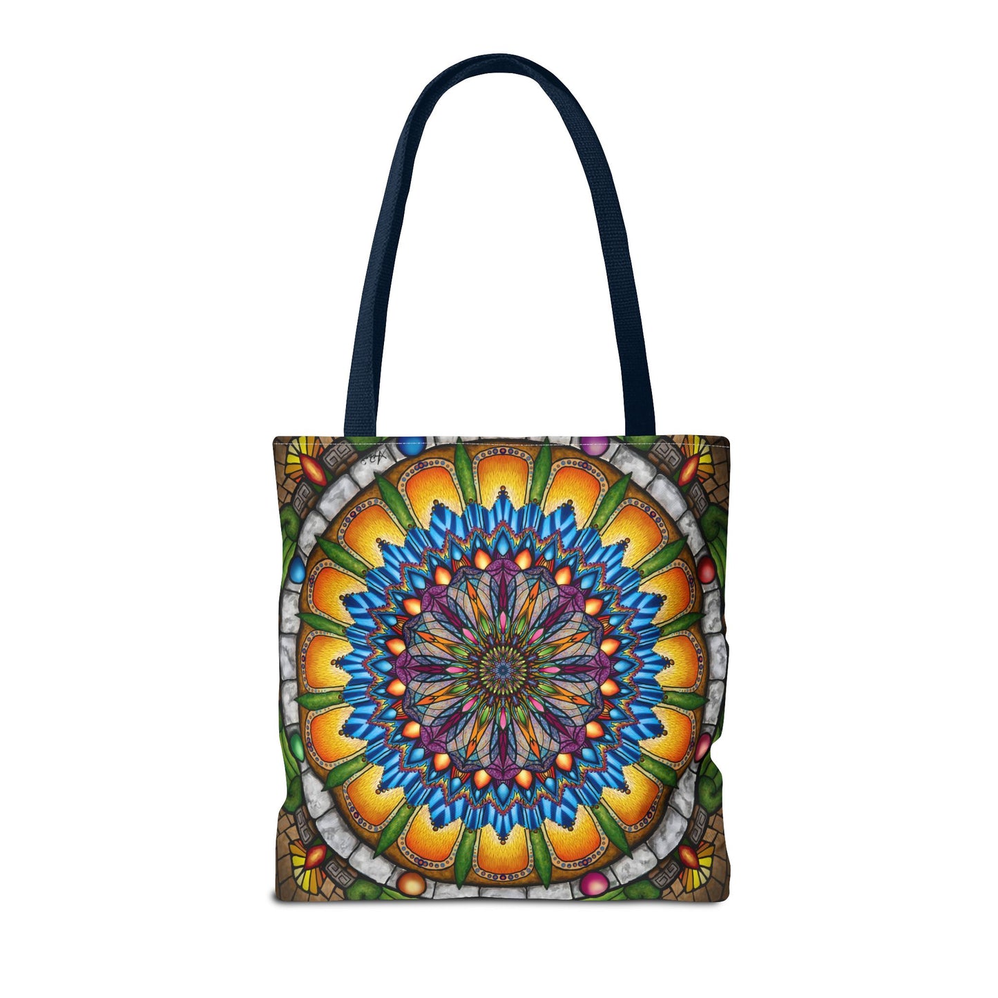 Pacio, Adam - Emerald Arrows Mandala - Tote Bag