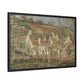 Pissarro, Camille - Red Roofs, Corner of a Village in Winter (1877) - Matte Canvas, Framed