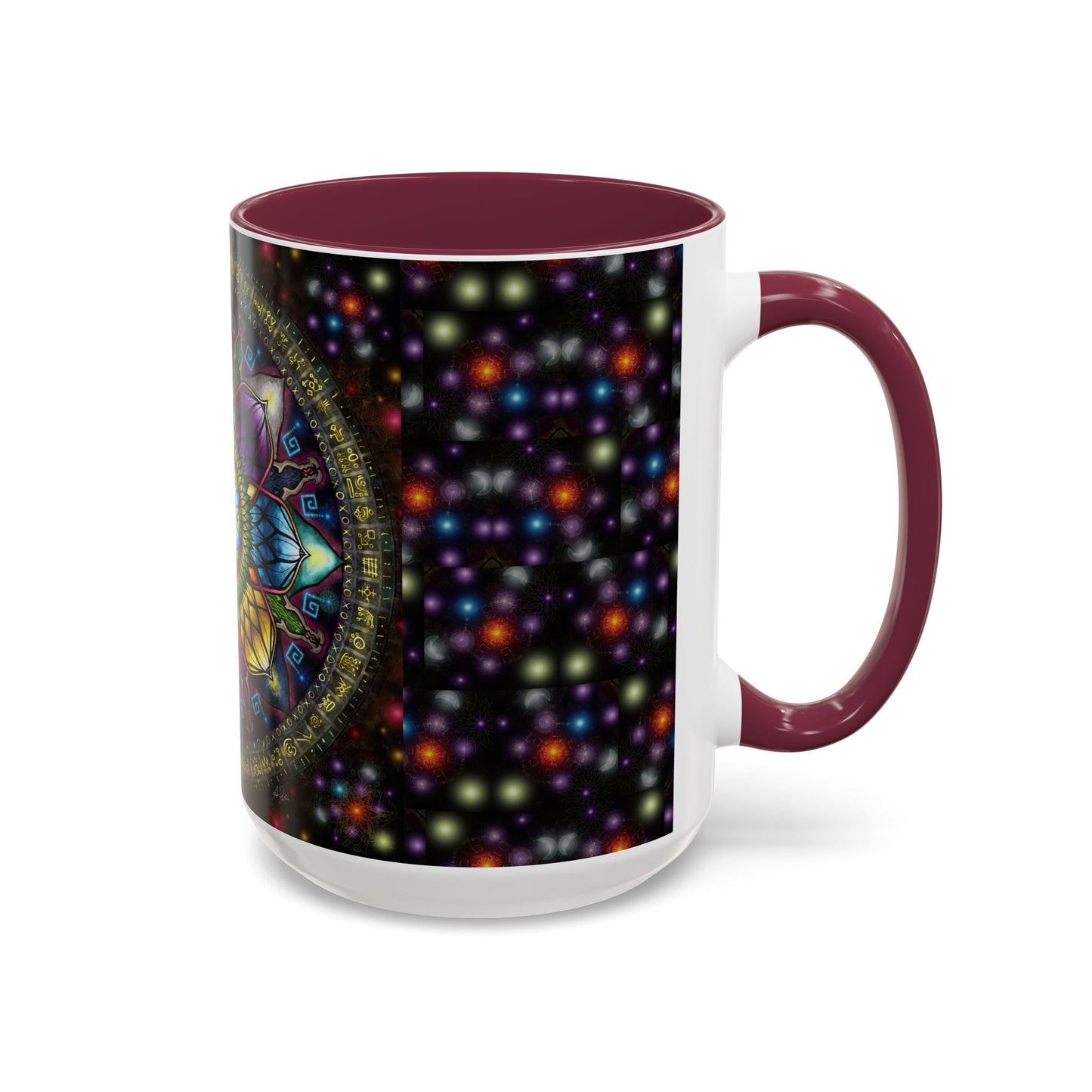 Pacio, Adam - Mystic Jewel Mandala - Colorful Accent Mugs