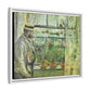Morisot, Berthe - Eugene Manet on the Isle of Wight (1875) - Matte Canvas, Framed