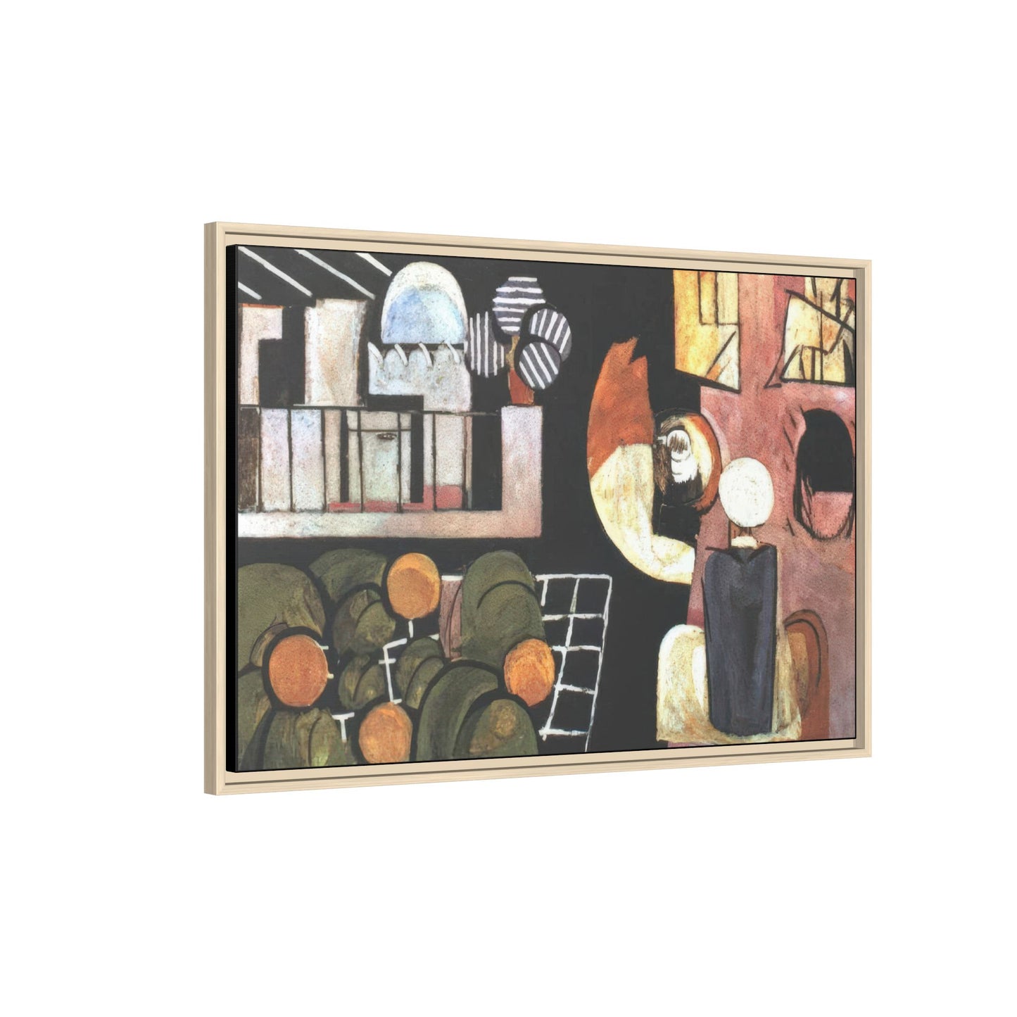Matisse, Henri - The Moroccans (1916) - Matte Canvas, Framed