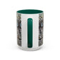 Pacio, Adam - Memento Mori Mandala - Colorful Accent Mugs