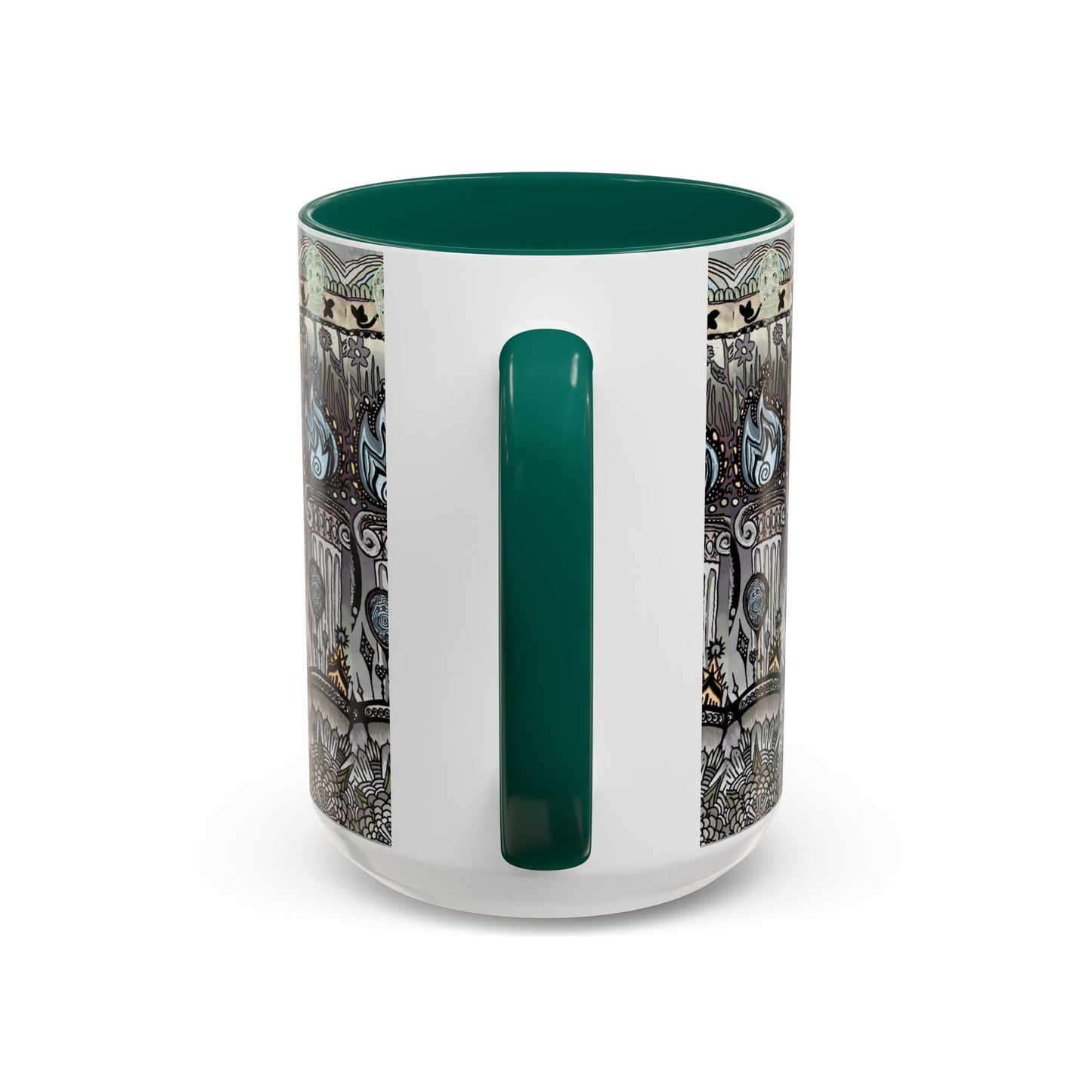 Pacio, Adam - Memento Mori Mandala - Colorful Accent Mugs