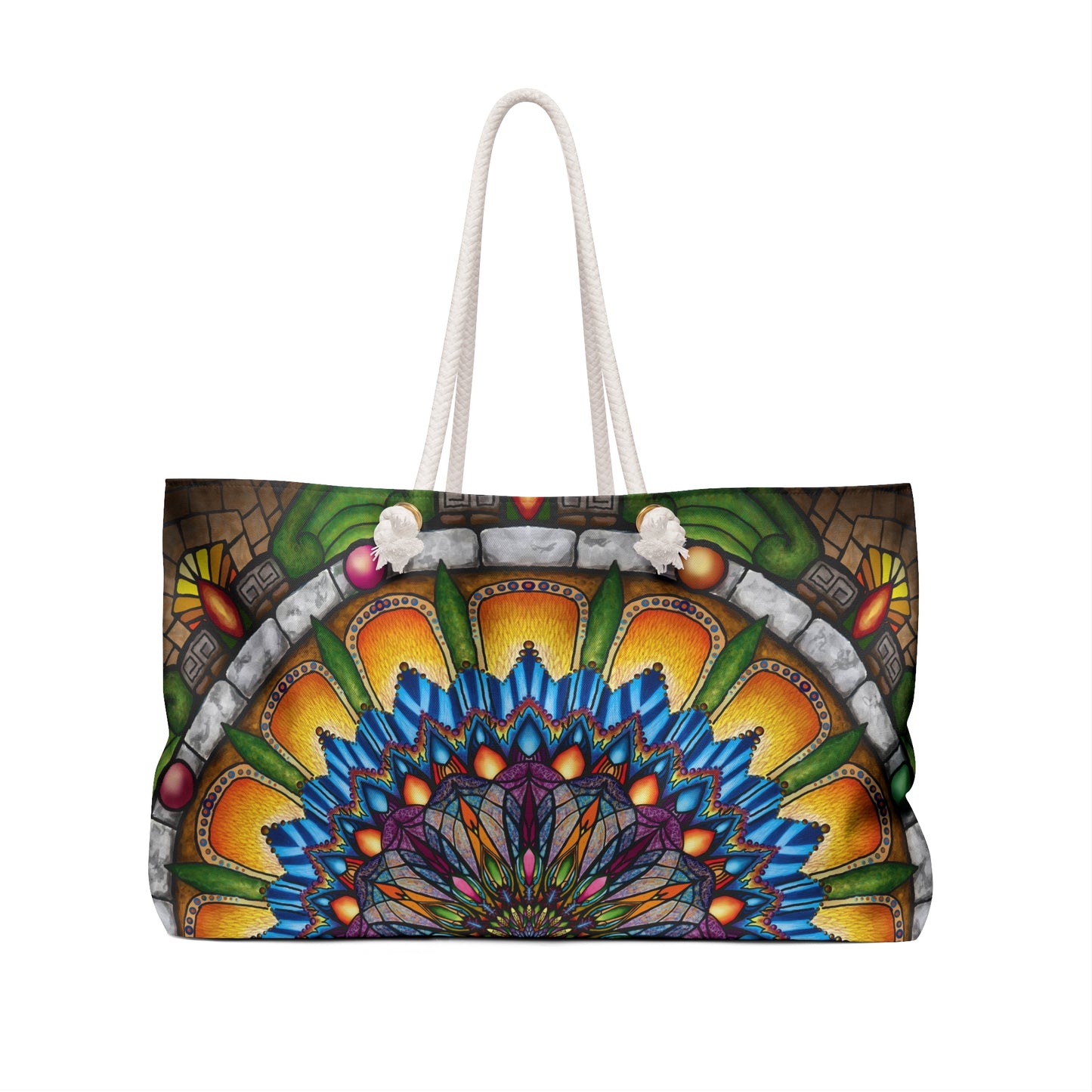 Pacio, Adam - Emerald Arrows Mandala - Weekender Bag