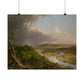Cole. Thomas - View from Mount Holyoke, Northampton, Massachusetts, after a Thunderstorm: The Oxbow (1836) - Satin Posters