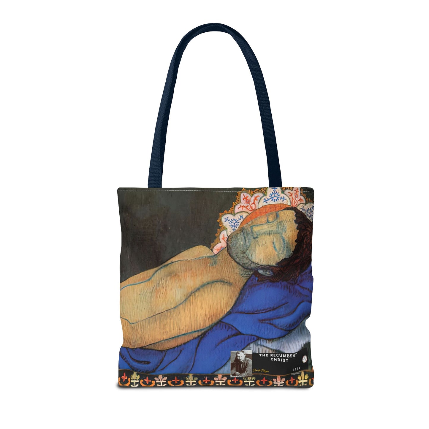 Filiger, Charles - The Recumbent Christ (1895) - Tote Bag